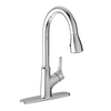 Keeney Mfg Single Handle Pull-Down Kitchen Faucet, Polished Chrome, Flow Rate (GPM): 1.8 FUS78CCP